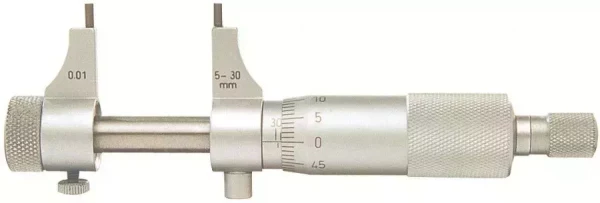 Vnitřní mikrometr, dělení stupnice 0,01 mm